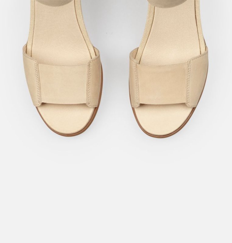 Sorel Dam Sandaler Beige - Joanie™ Ii Ankle Strap Wedge - ZGT-709632